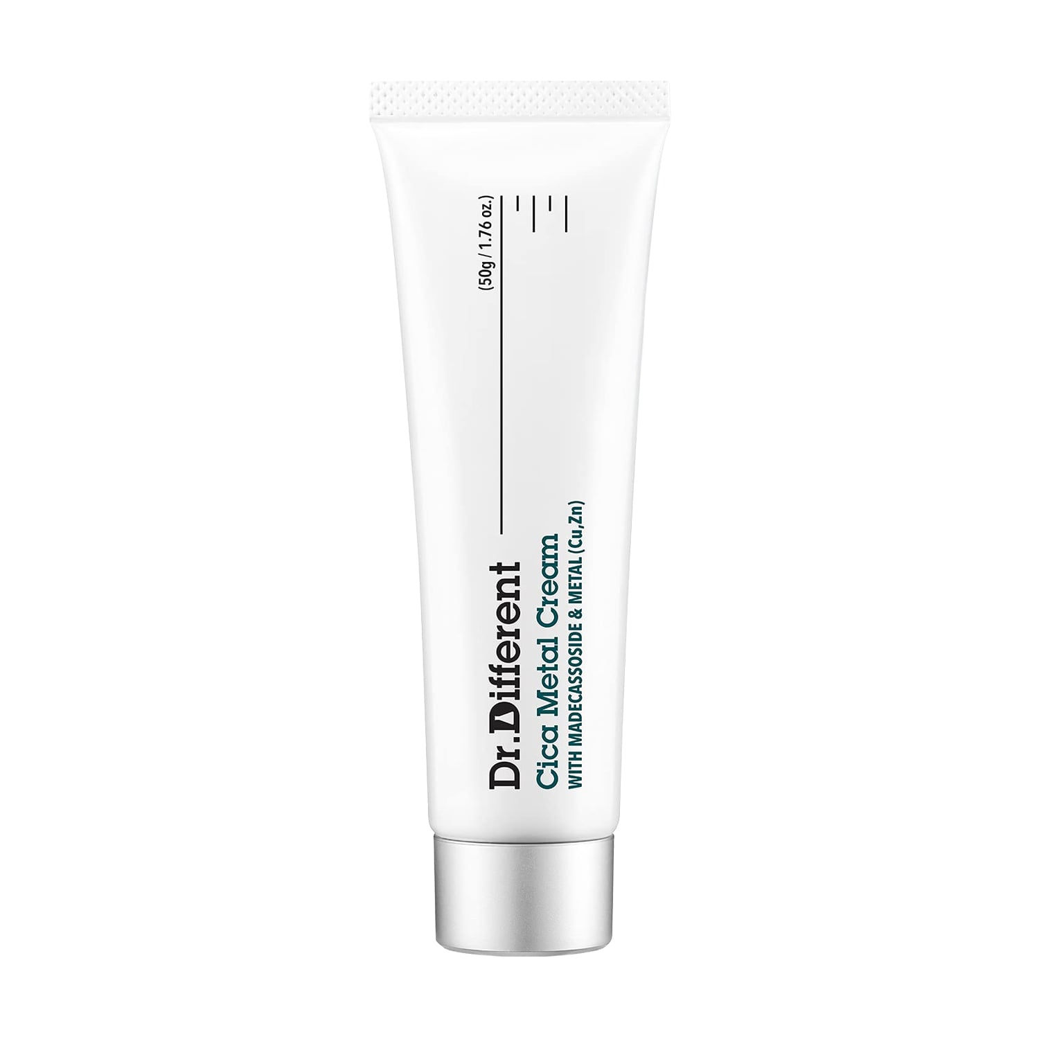 Заспокійливий крем для обличчя Dr.Different Cica Metal Cream з центеллою та цинком, 50 мл